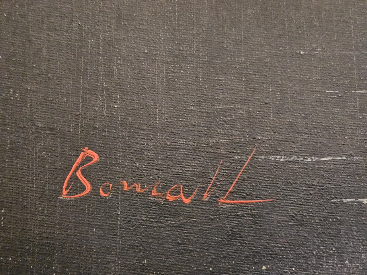 Schilderij van Bonsall, stadsgezicht.