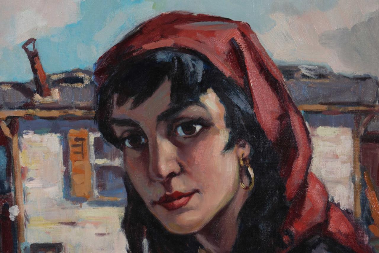 OLIEVERF OP DOEK CORNELIS DE KORT ,1910-1996