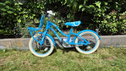 Spirit flora 16" meisjesfiets blauw