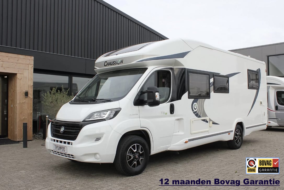 Chausson Welcome 718EB (Queensbed + Hefbed, 36000KM, Als Nieuw)