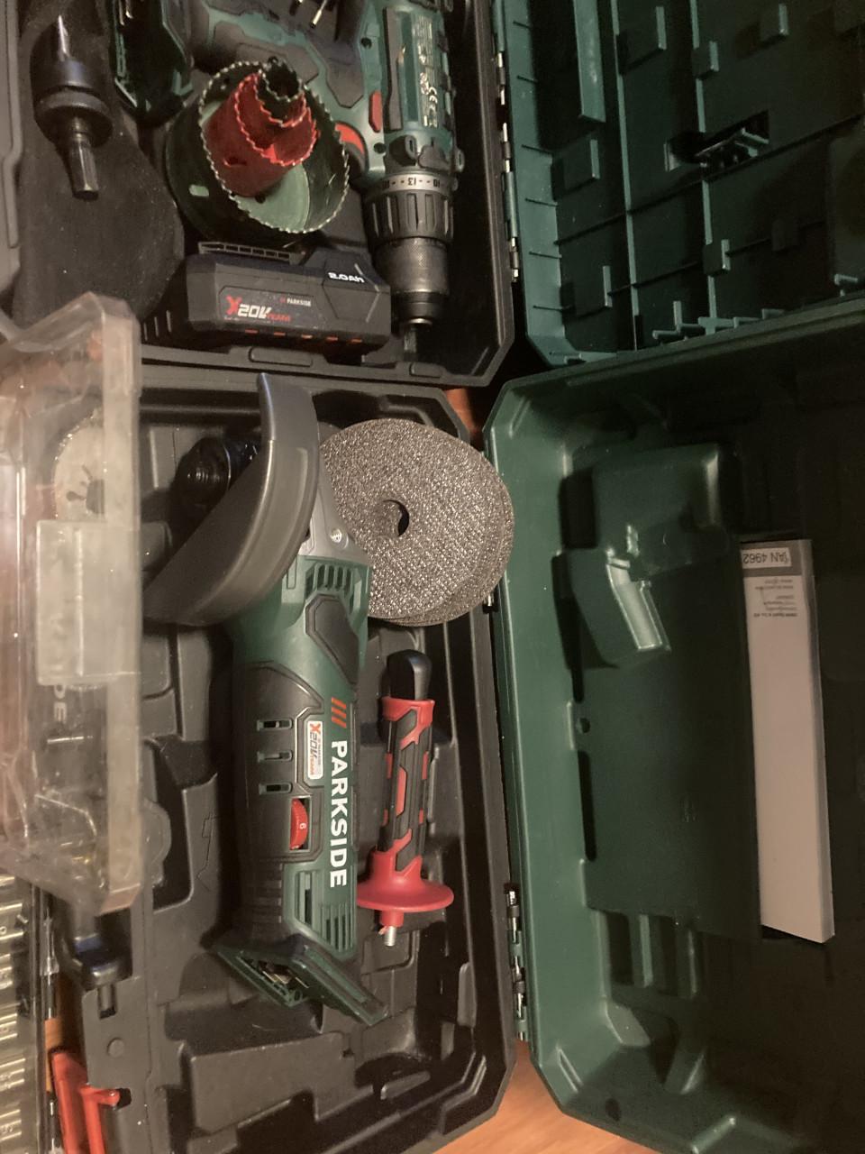 Parkside gereedschap boormachine slijp gatemboor