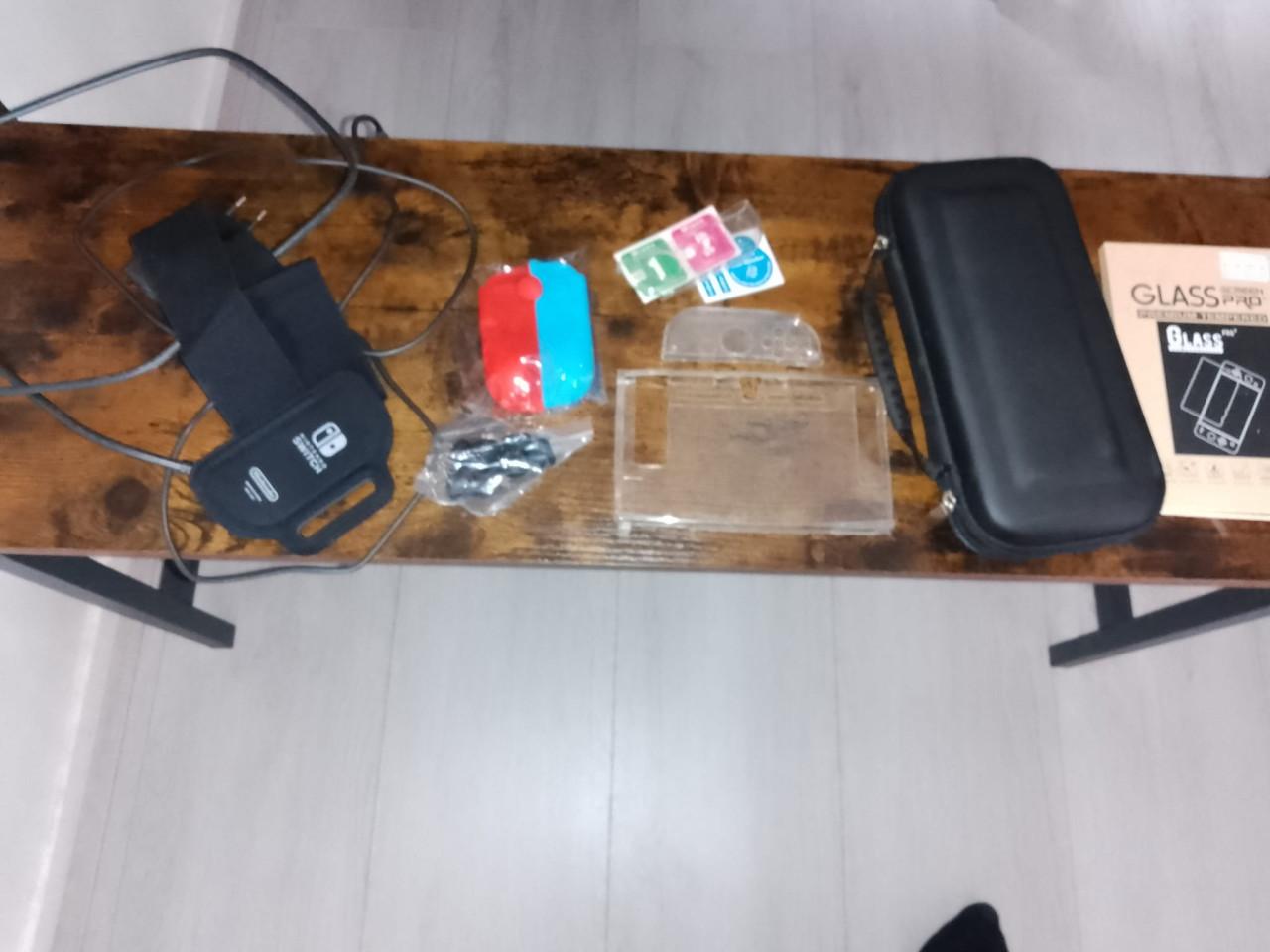 Nintendo switch met veel accessoires en spellen