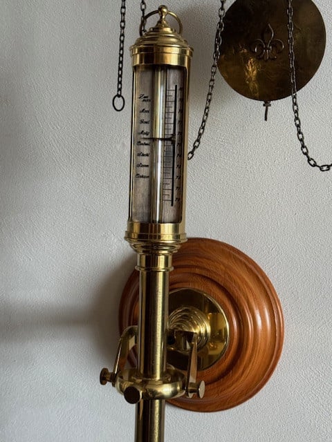 Scheepsbarometer in mooie staat.