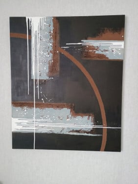 Schilderij "Cafe Complete" van Beatrix Laanen