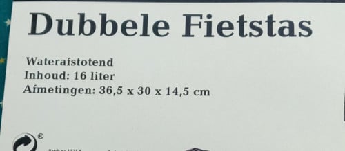 FIETSTAS
