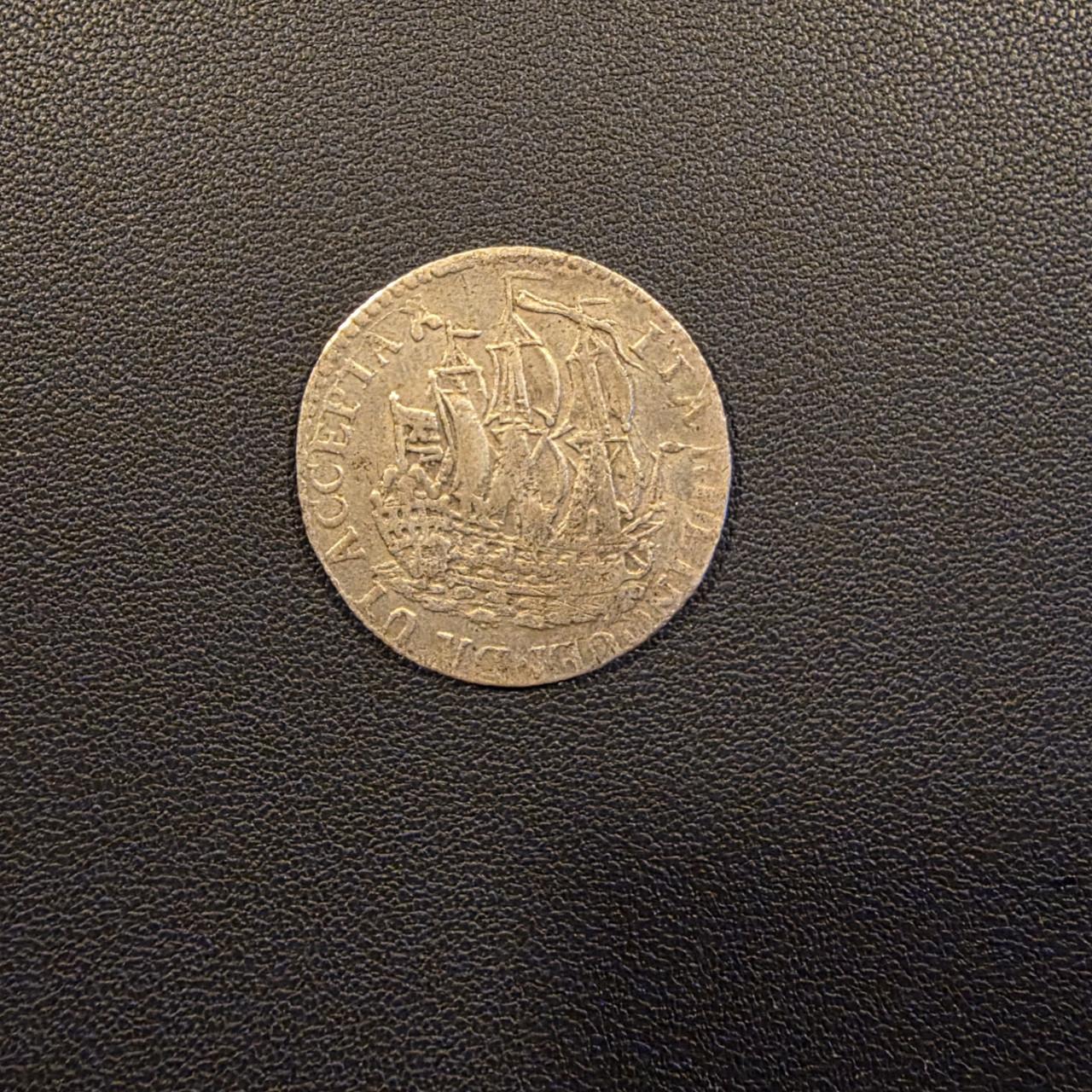 Zilveren Scheepjesschelling 1776