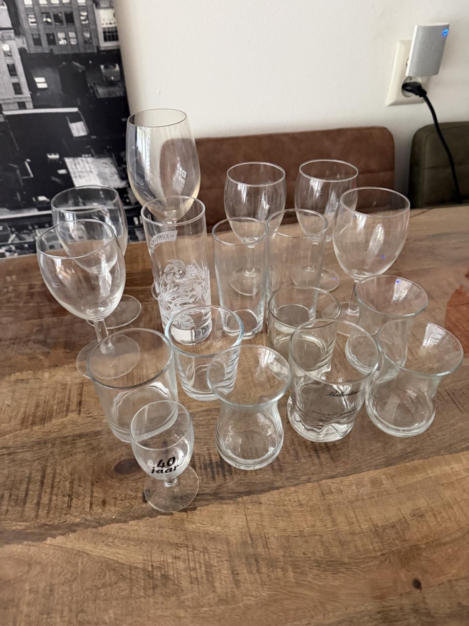 Nieuwe/zo goed als nieuwe glazen