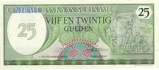 Biljetten Suriname UNC