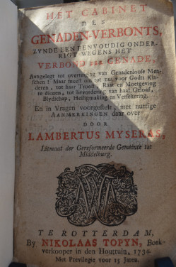 Verschillende Leerredenen Lambertus Myseras 1734
