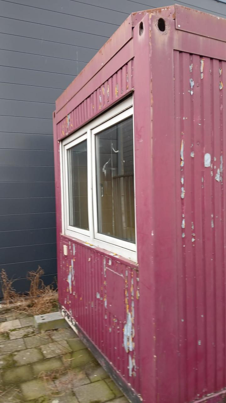 Bouwkeet met WC, keukentje en elektra