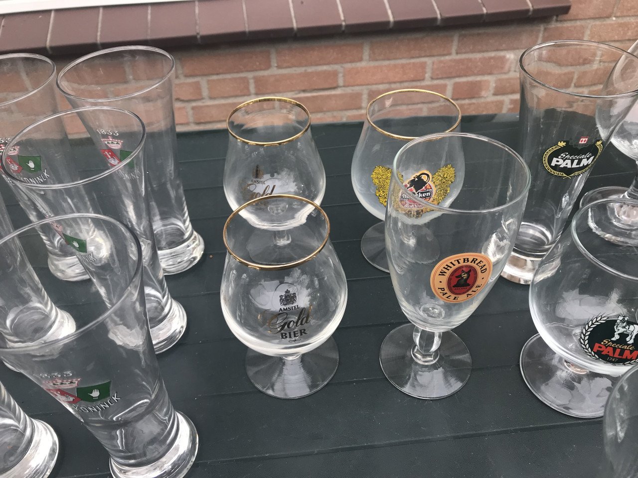 Glazen,bier,limonade,diverse merken