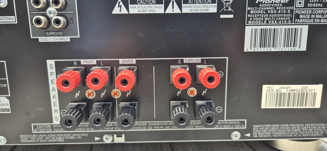 Pioneer VSX-415 audio receiver