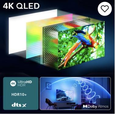 Philips ambilight 55" smart tv