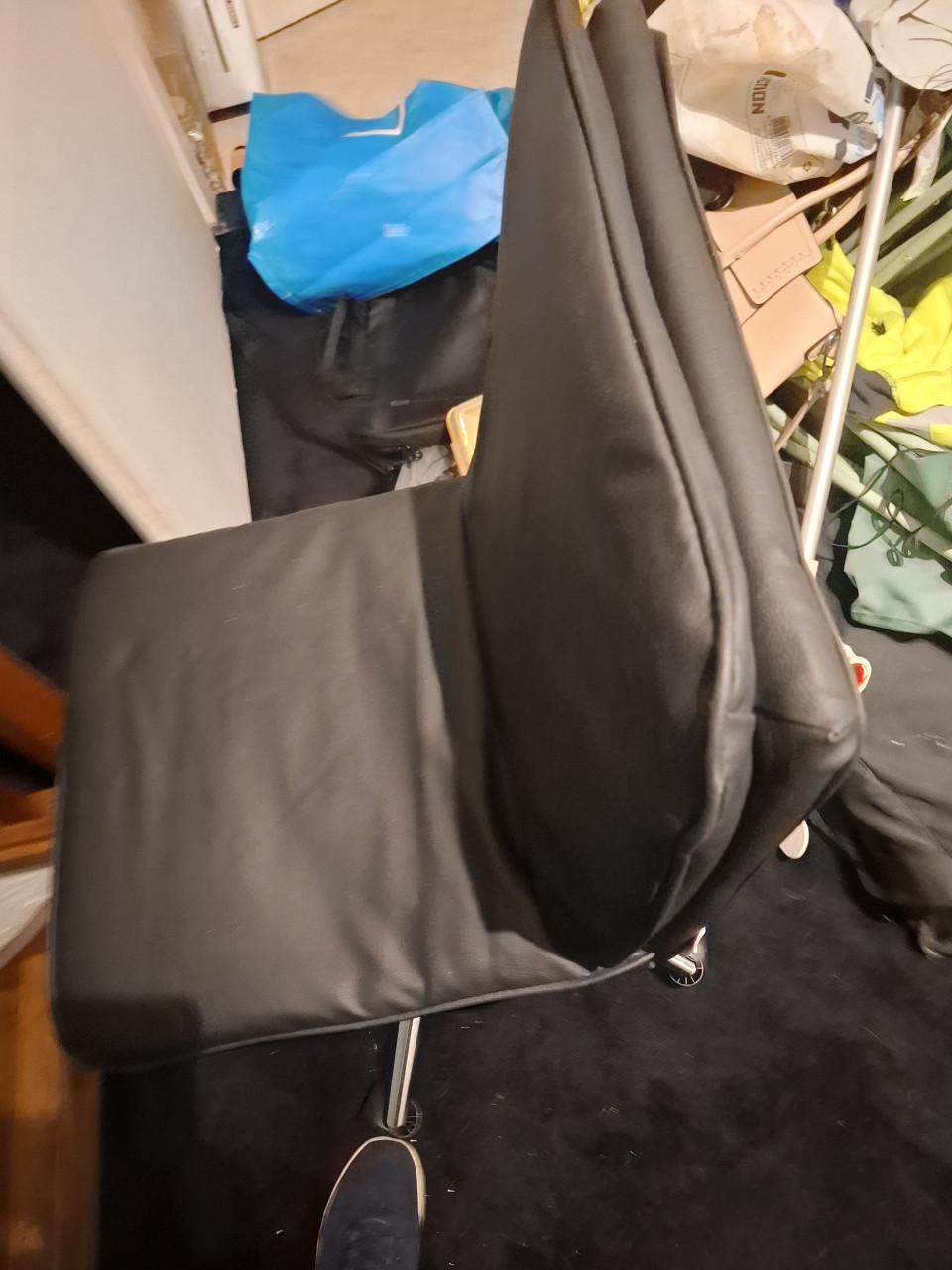 1 kunst lederen buro stoel