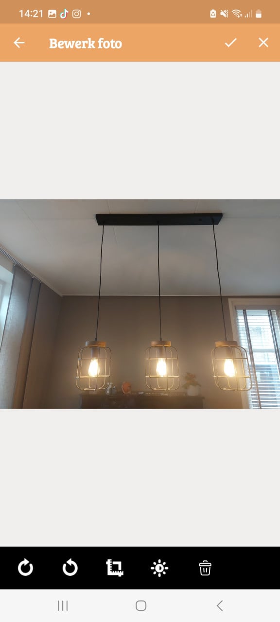 Industriële hanglamp