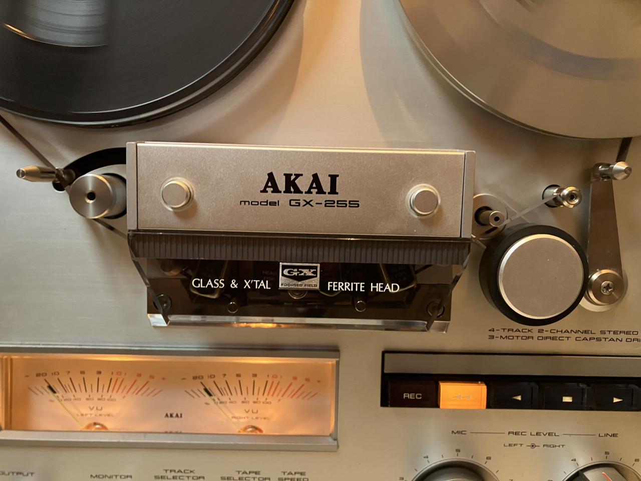 Akai GX-255 Direct Drive 3 motoren auto-reverse bandrecorder met garantie