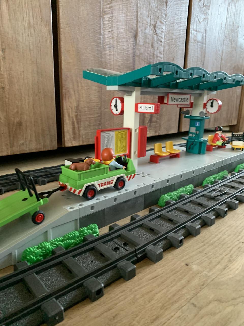 Playmobil trein met véél toebehoren