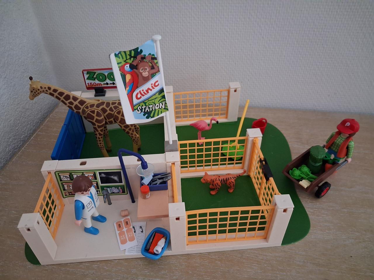 Playmobil dierverzorgingscentrum dierentuin set 4009