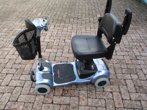Zgan opvouwbare Mango Cat 4wiel scootmobiel met afneembaar  accupakket