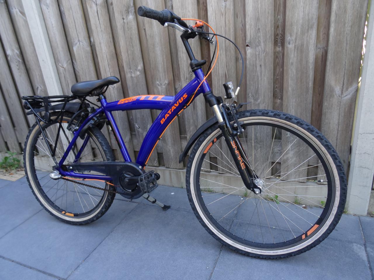 🚲 Batavus Snake Jongensfiets – 26 inch – 3 Versnellingen Blauw/Oranje 💙🧡