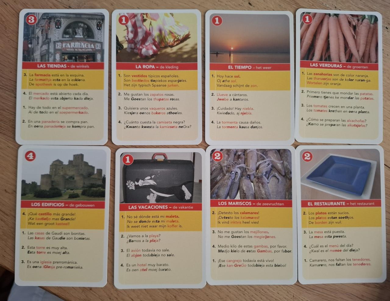 Spaans Taalkwartet, Gamesformotion, vanaf 2 spelers, 10+