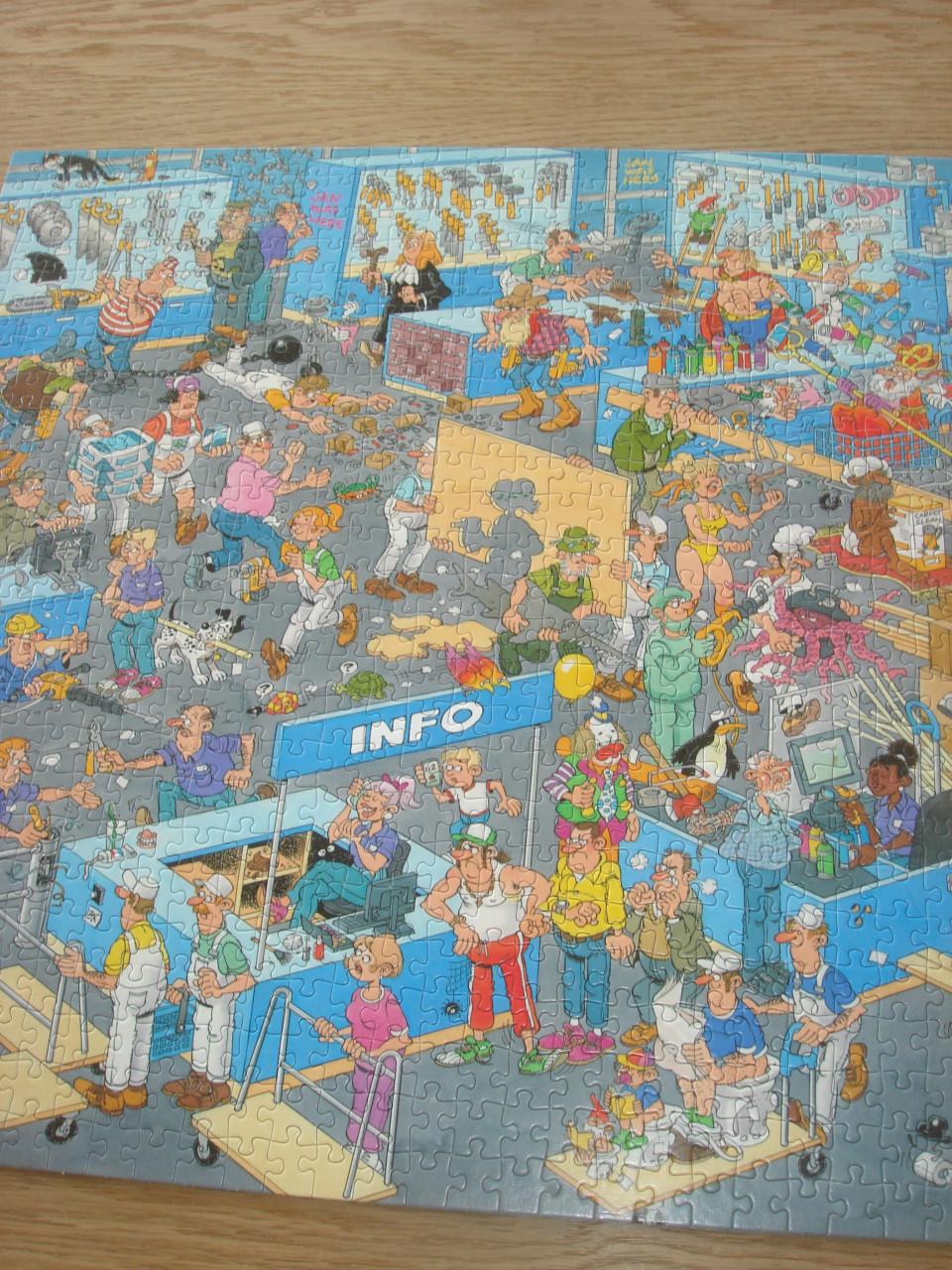 Te koop Complete Jan van Haasteren puzzel De verbouwing / De bouwmarkt