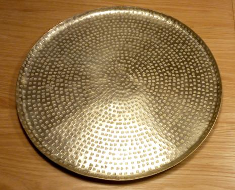 Goudkleurig dienblad