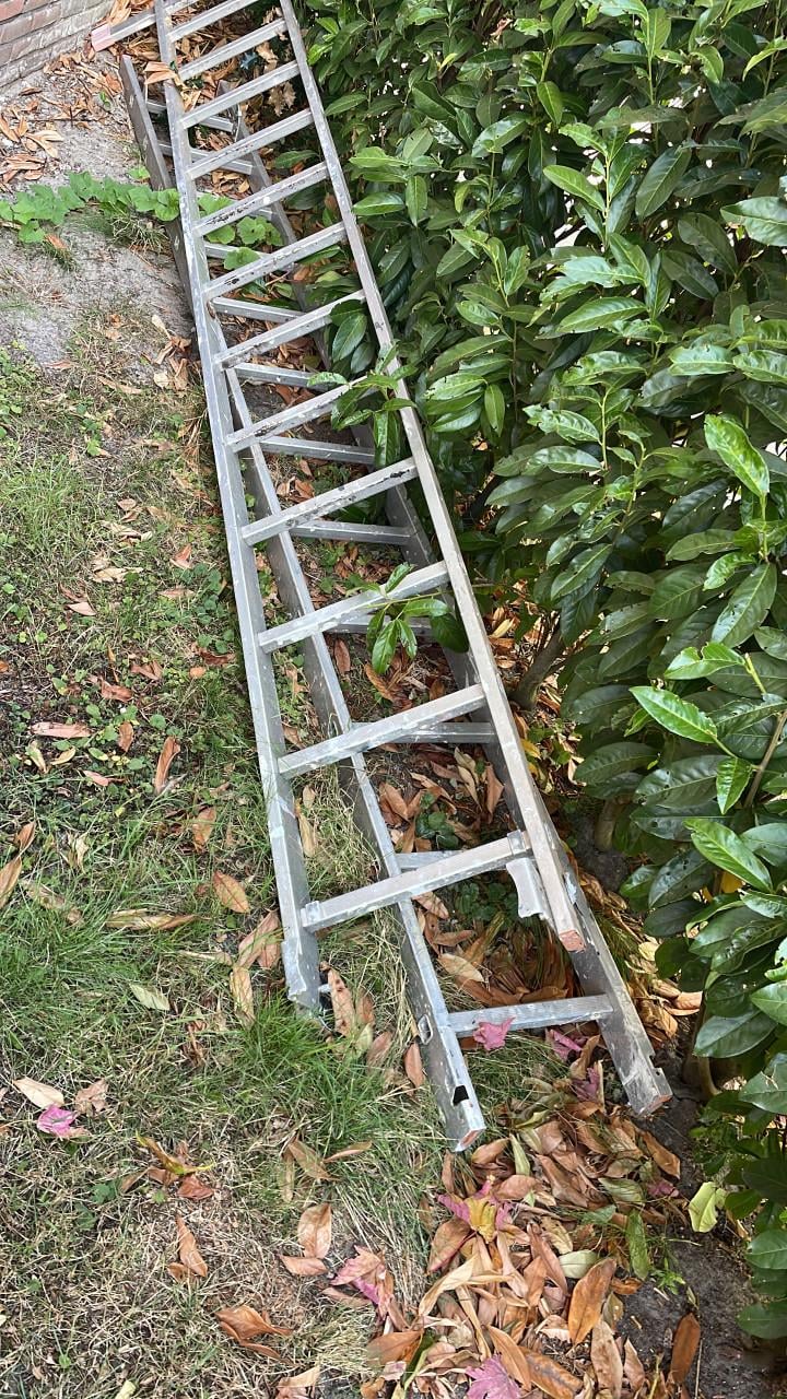 Uitschuifladder aluminium
