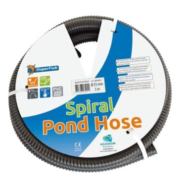 Superfish Spiral Pond Hose 5M 32mm extra stevig