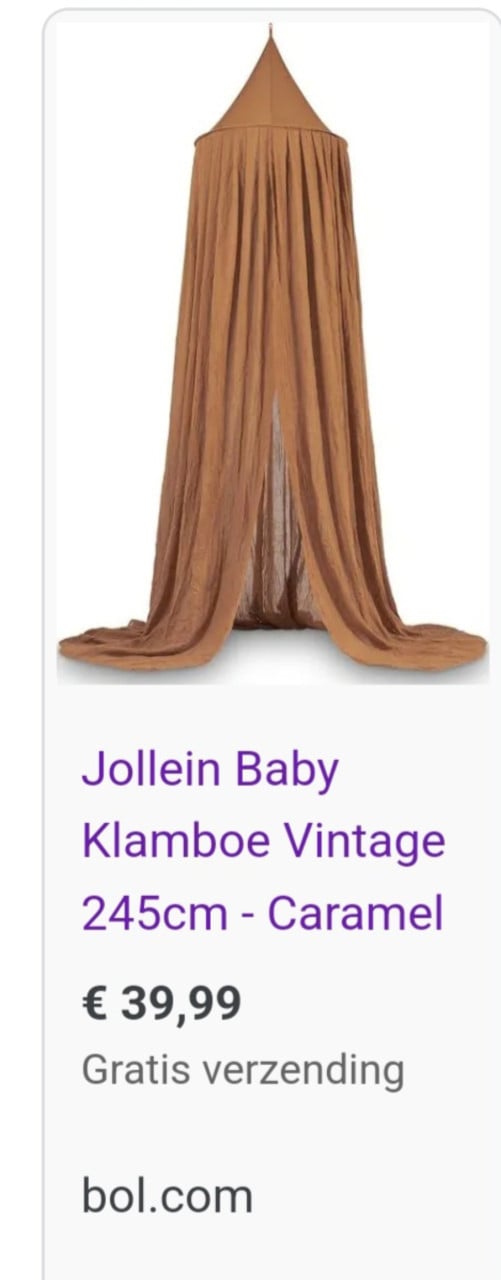 Klamboe Jollein met ophangsysteem