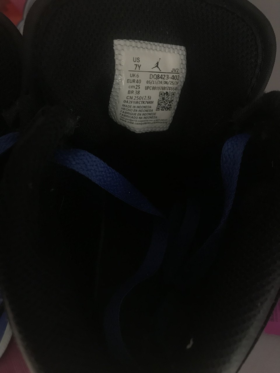 Nike Jordans blauw