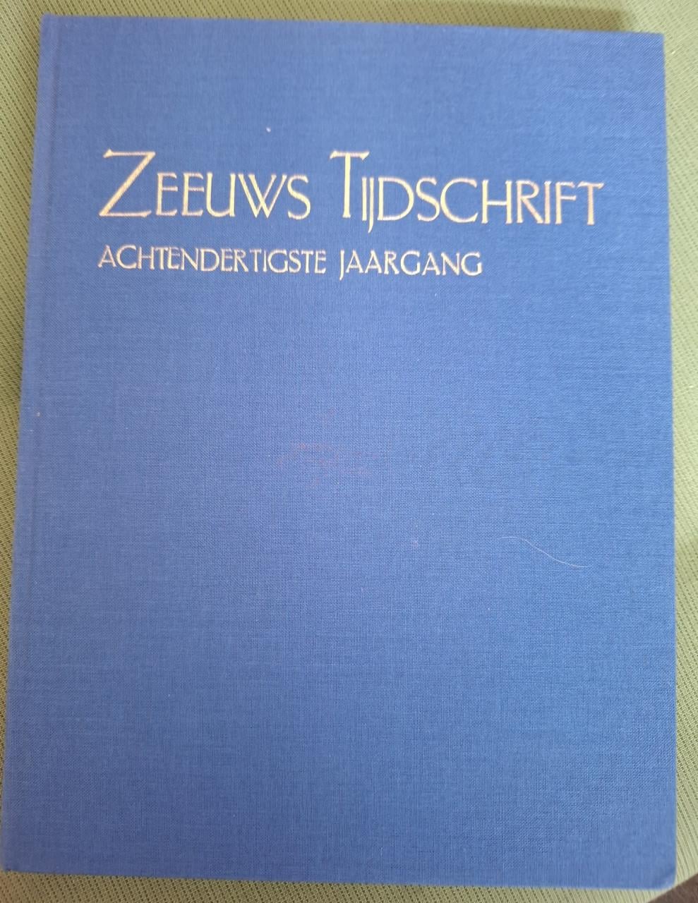 Zeeuws Tijdschrift, gebonden jaargangen 1955, 1956, 1986,1988, 1989,