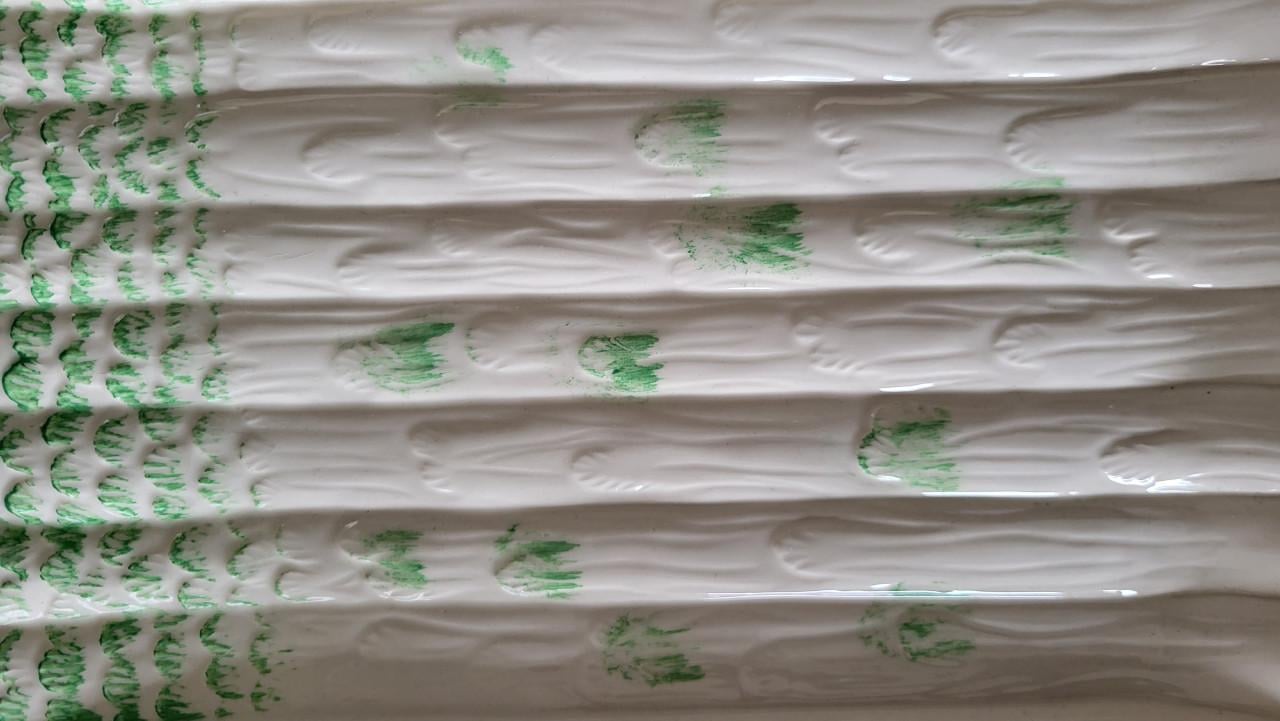 Aspergeschaal aardewerk