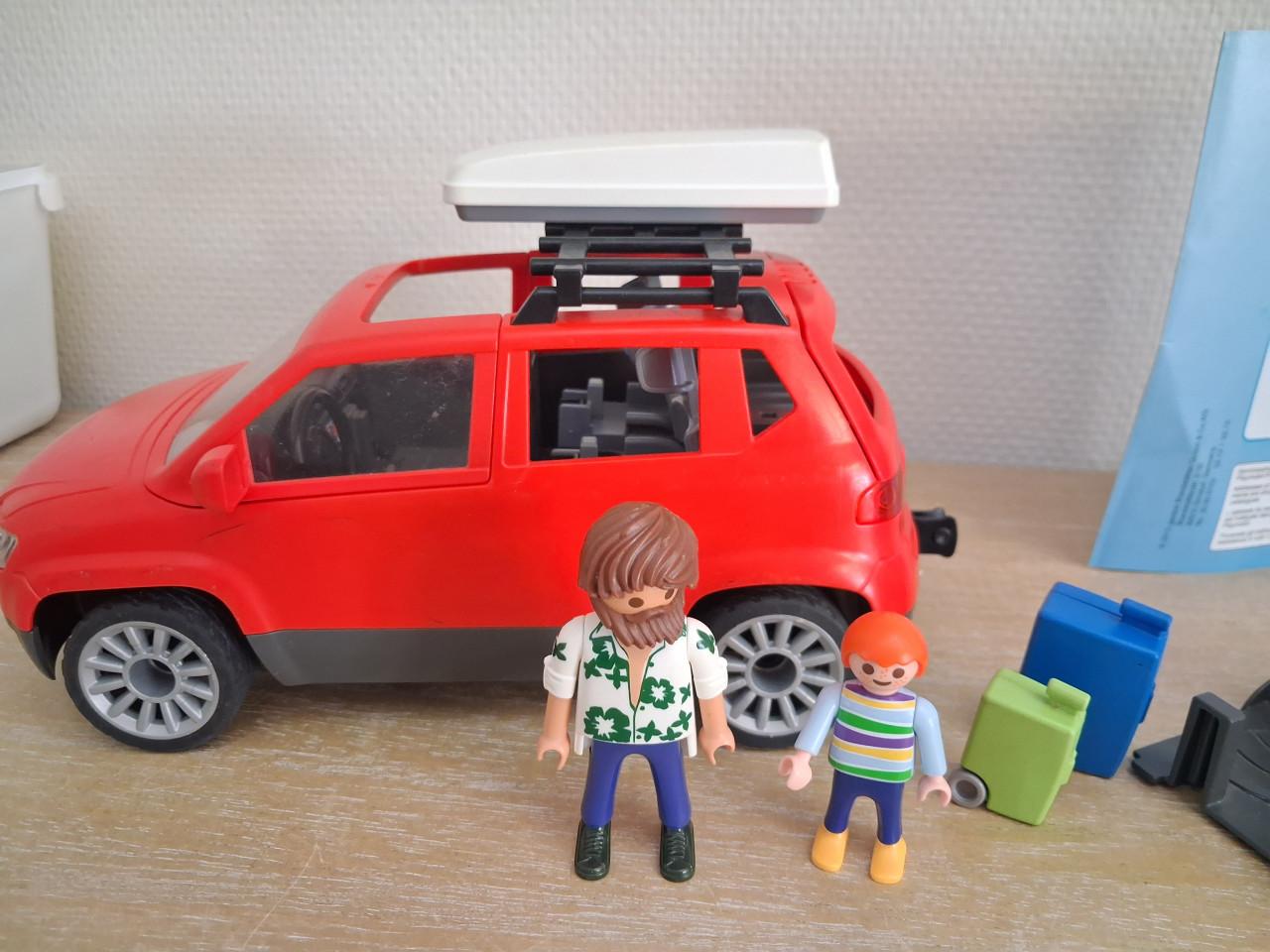 Playmobil gezinsauto met dakkoffer, koffer setnr 5436s setnr