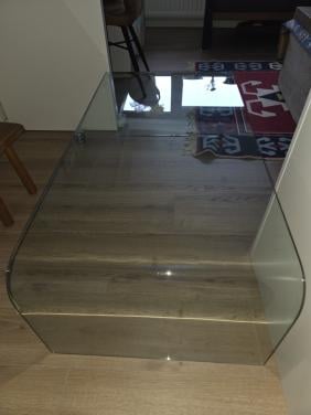 Glazen salontafel