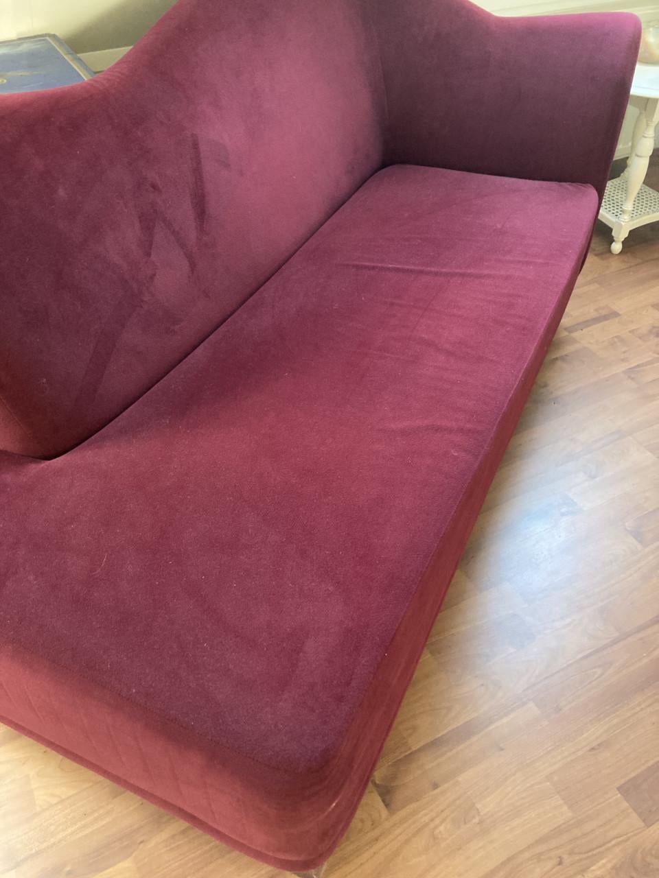 Fluwelen sofa