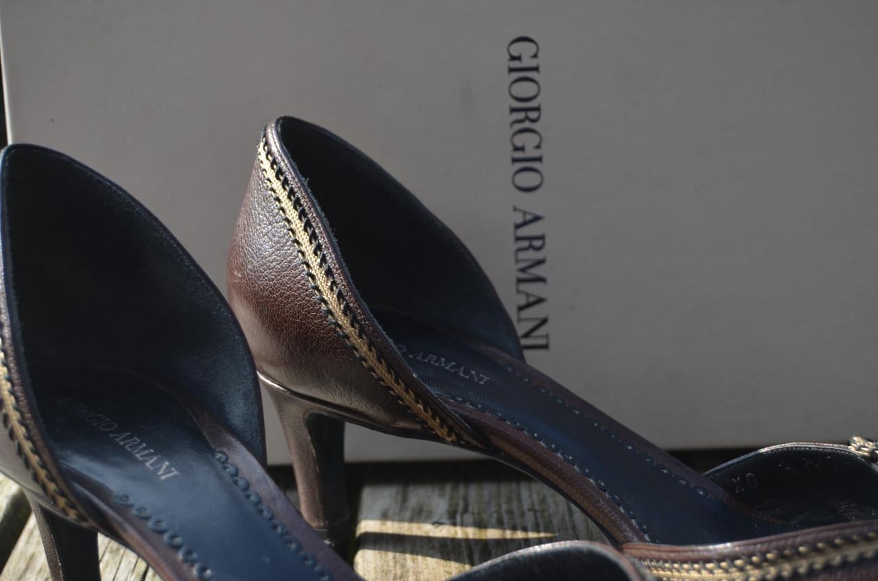 Giorgio Armani damesschoenen mt 38 in prima staat (van een verzamelaar)(2)