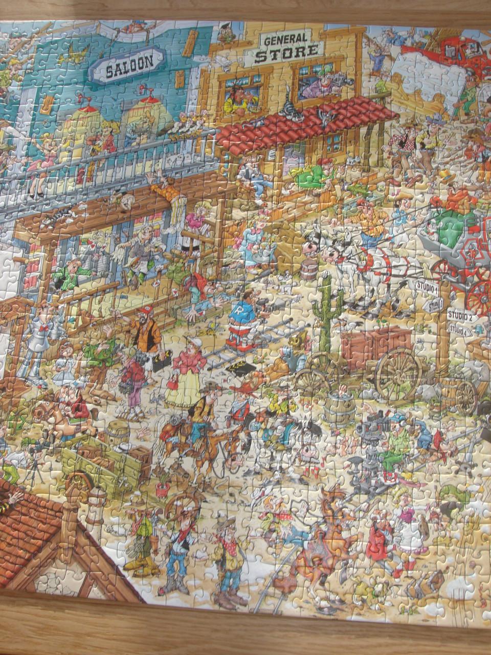 Te koop Complete comic puzzel Movie set Ray Nicholsons 1000 stukjes