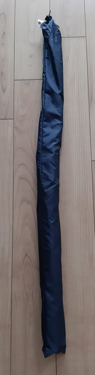 Siegers Sportvlieger 80x180 cm zwart met gekleurd dessin