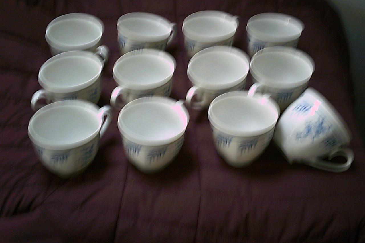 12 persoons porseleinen KOFFIEservies - 40 delig - Winterling