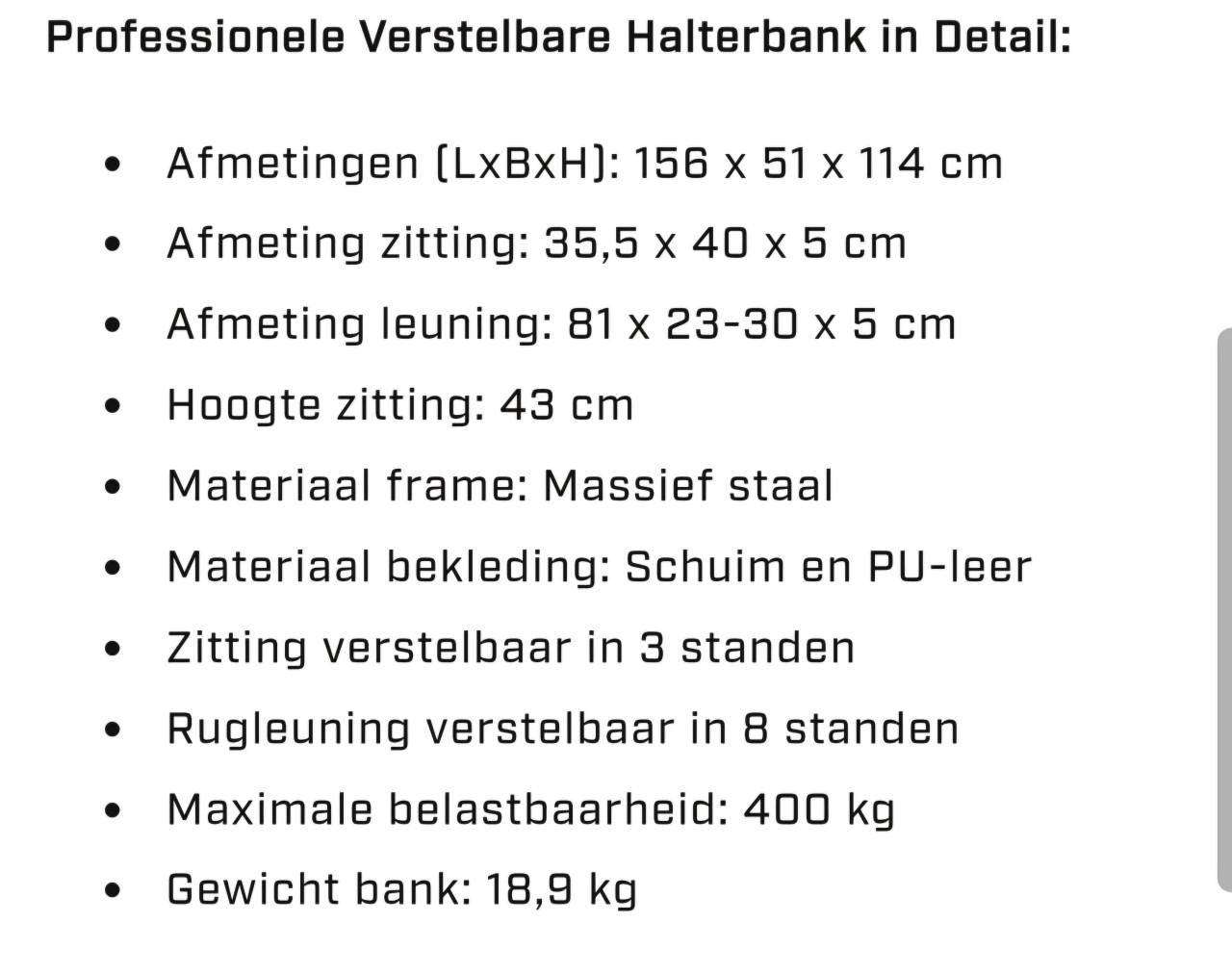 Halterbank Gorilla sports