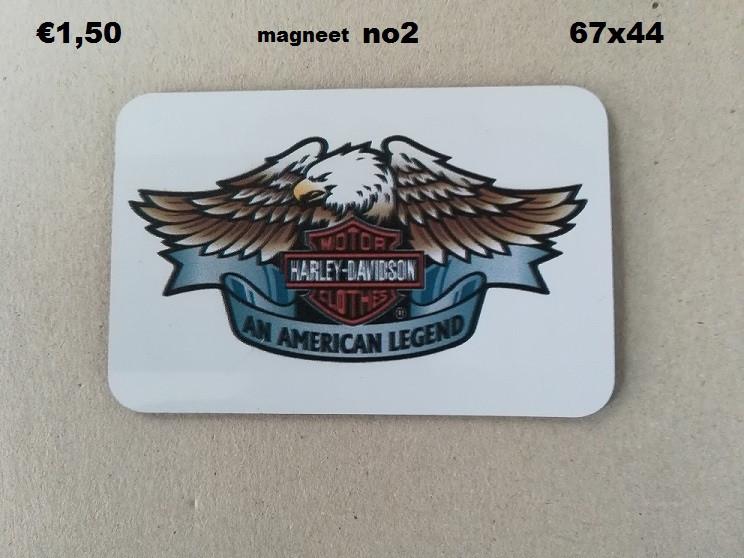 Harley Davidson Koelkast Magneten