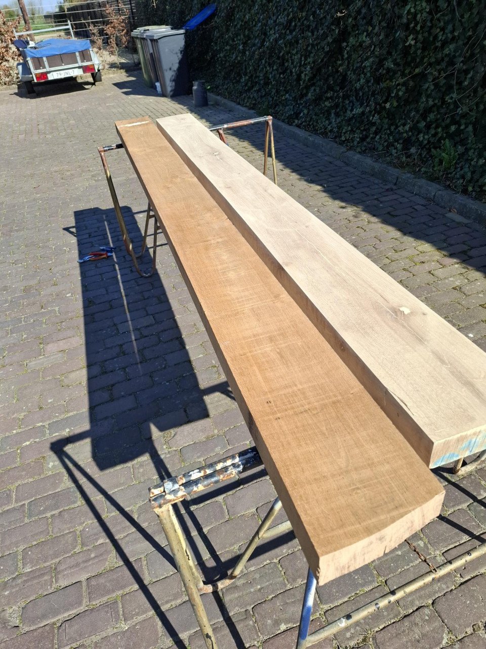 Gedroogde Eiken balken