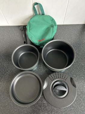Tefal camping pannenset.