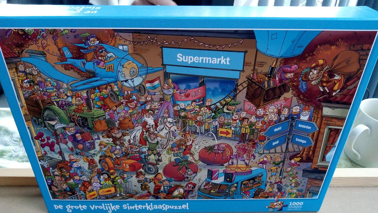 Leuke Sinterklaaspuzzel zgan (zojuist voor de 1e keer gelegd)