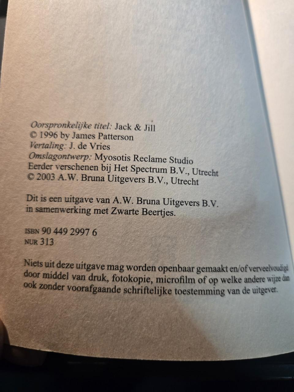 Thriller Wie het laatst lacht... 1996