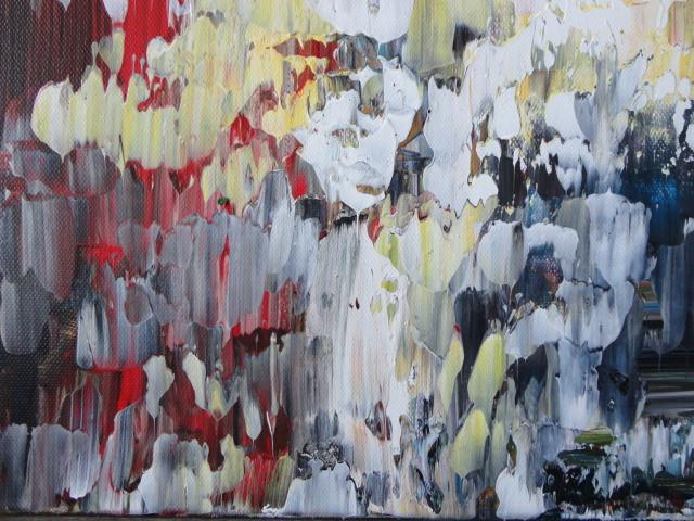 " Valley of Deception " Prachtig Acryl 3 luik van Gia Hung 120 cm x 70 cm