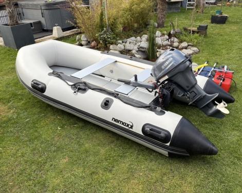 Rubberboot + Yamaha 9,9 pk 4 takt