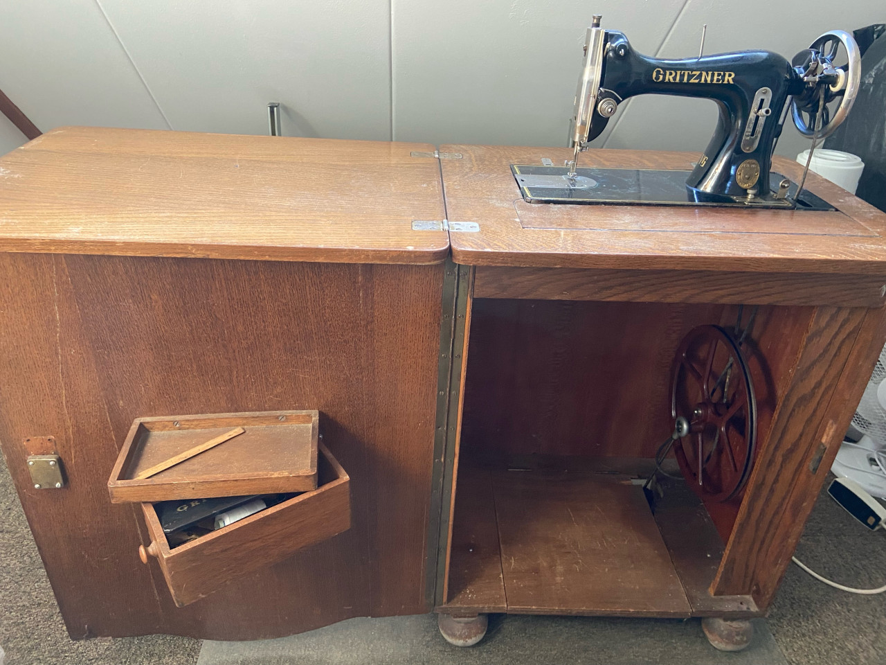 Te koop Gritzner trapnaaimachine