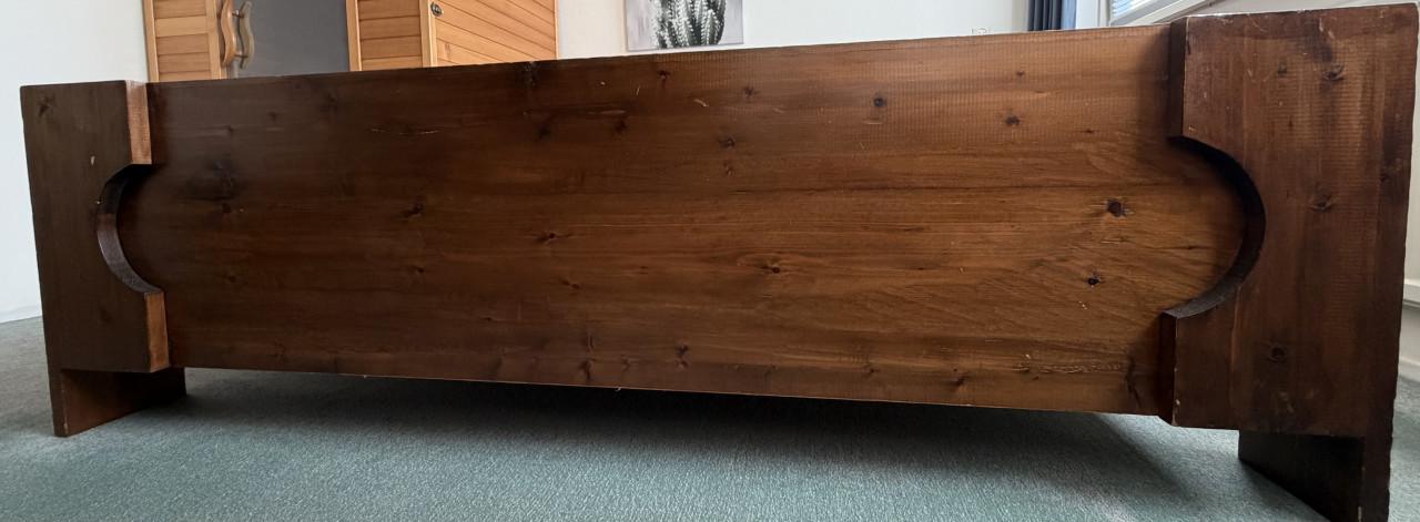 Tweepersoonsbed hout 180 cm bij 200 cm